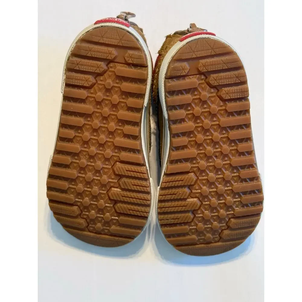 Vans Toddler Sk8-Hi Zip MTE-1 Plaid Brown Suede Winter Boots Size 6 (little kid)